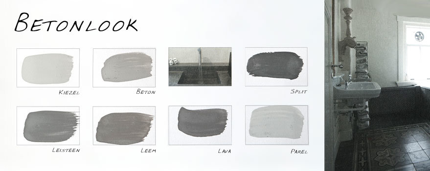 Carte Colori kleuren collectie Betonlook